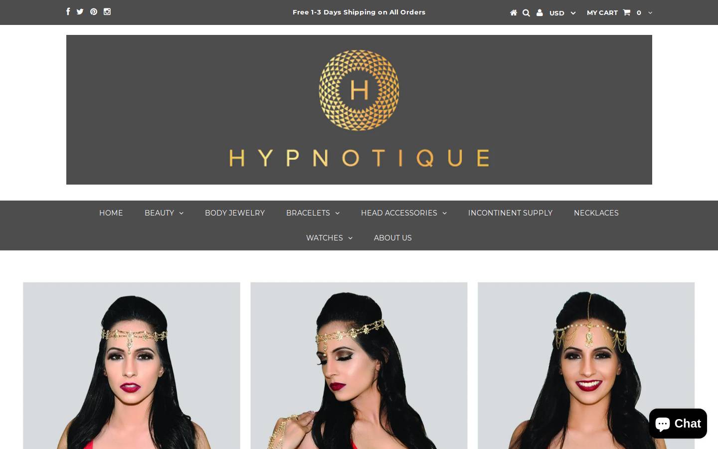 hypnotique.me homepage screenshot