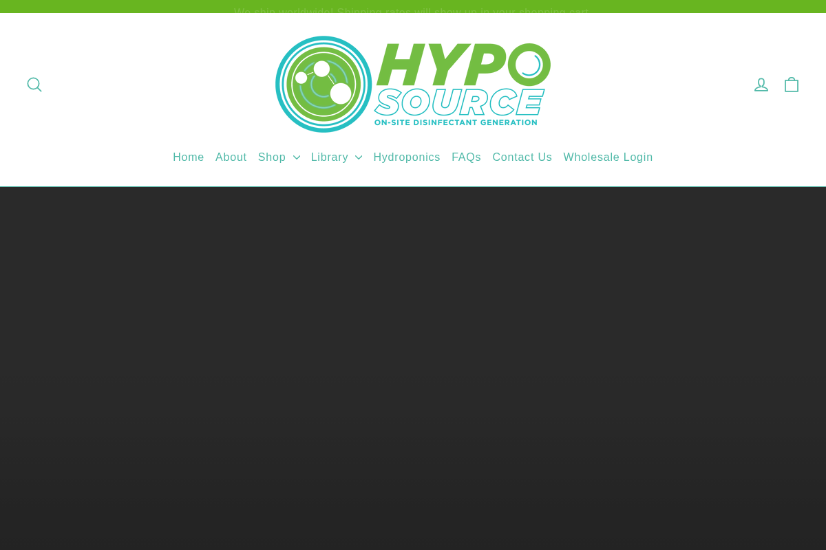 Hypo Source homepage screenshot