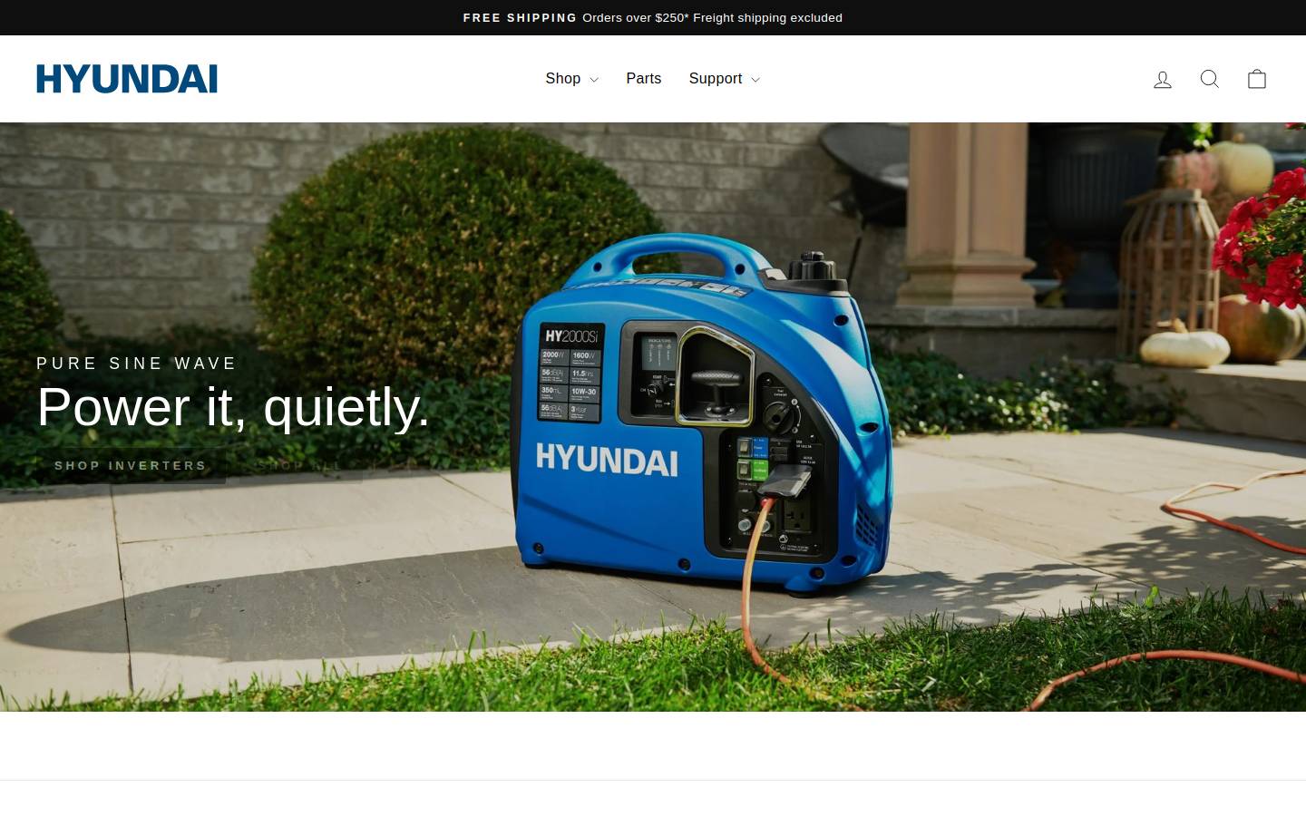 hyundaipower.ca homepage screenshot