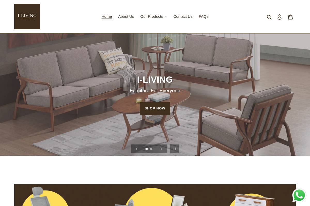 i-livingsg.com homepage screenshot