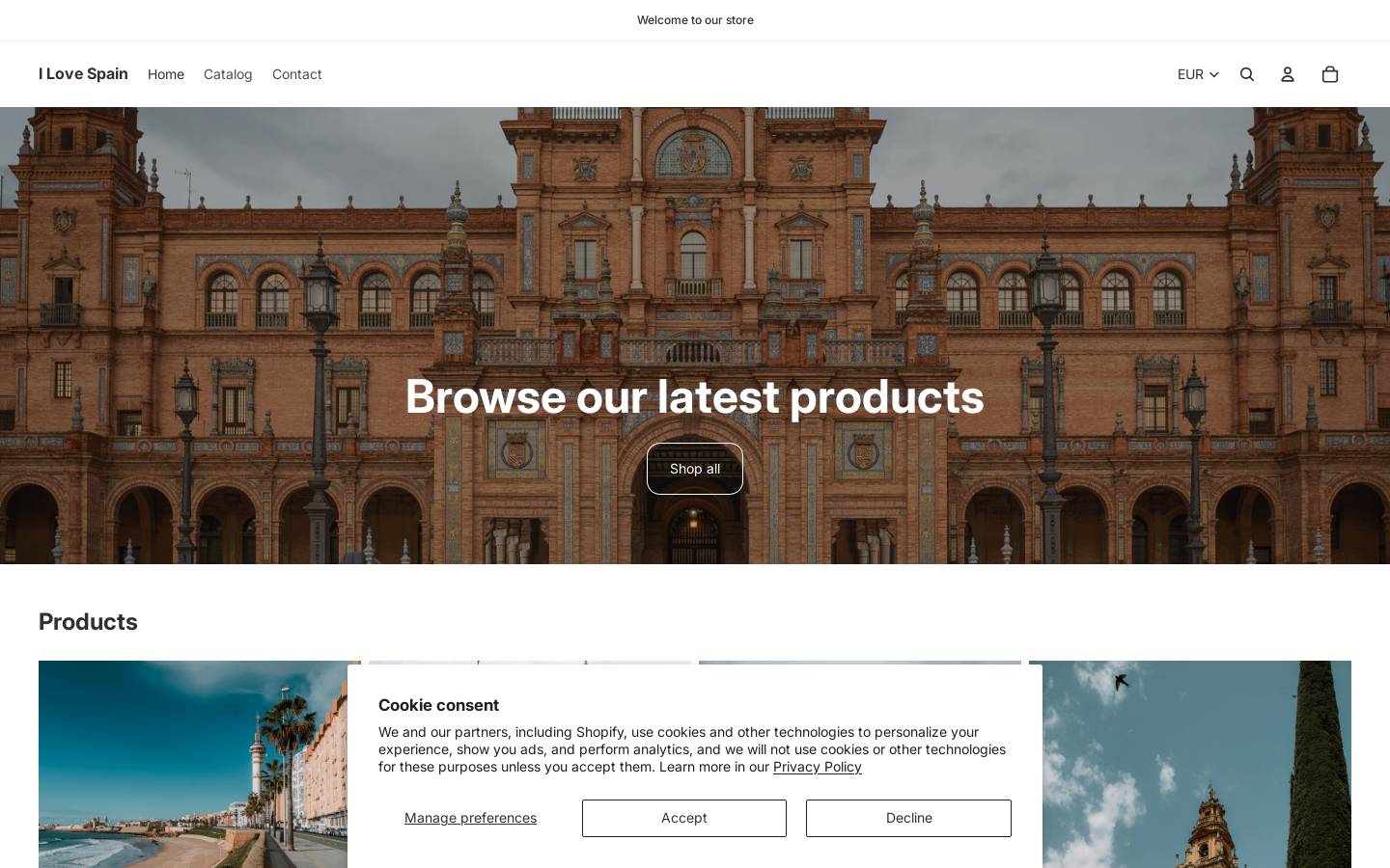 i-love-spain.com homepage screenshot