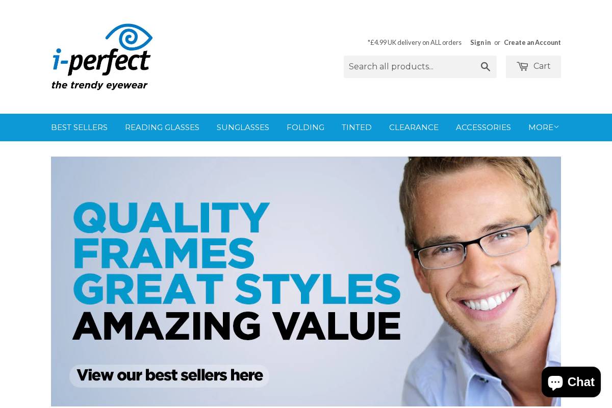 i-Perfect homepage screenshot