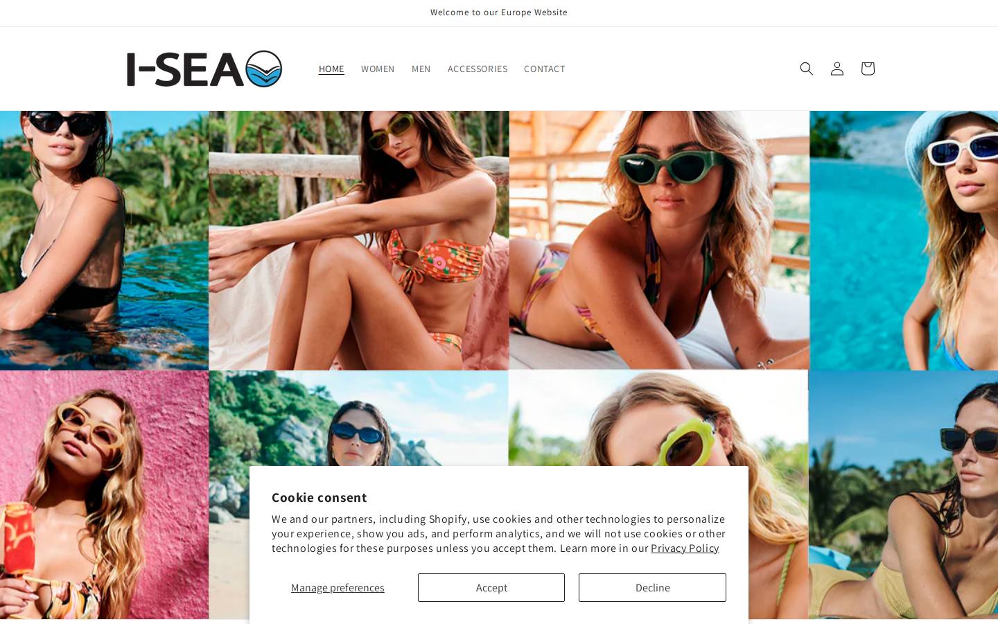 i-sea.eu homepage screenshot