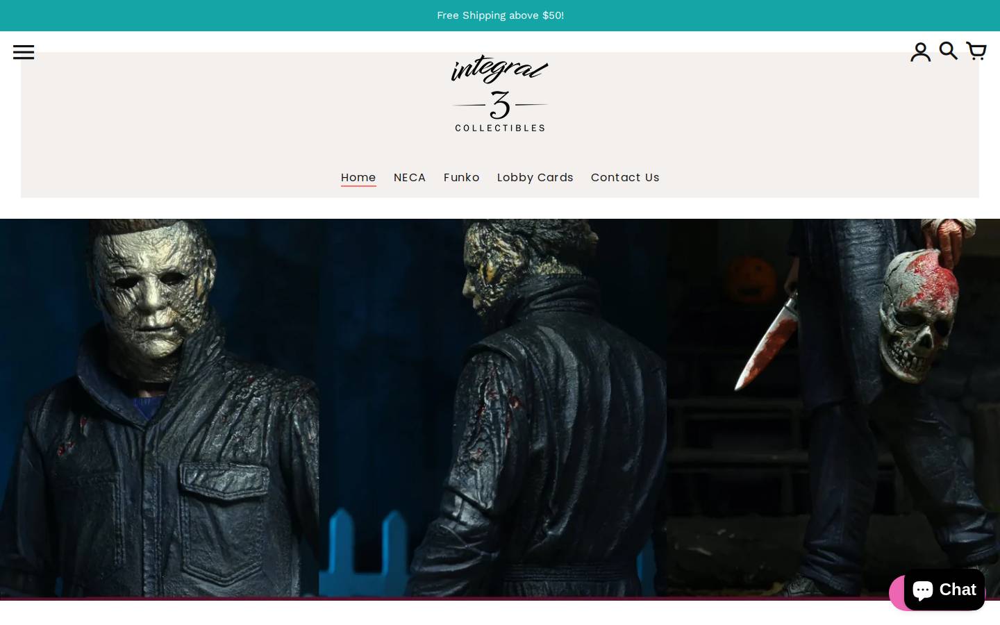 i3collectibles homepage screenshot