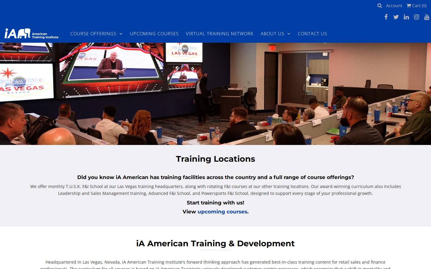 iaati.com homepage screenshot