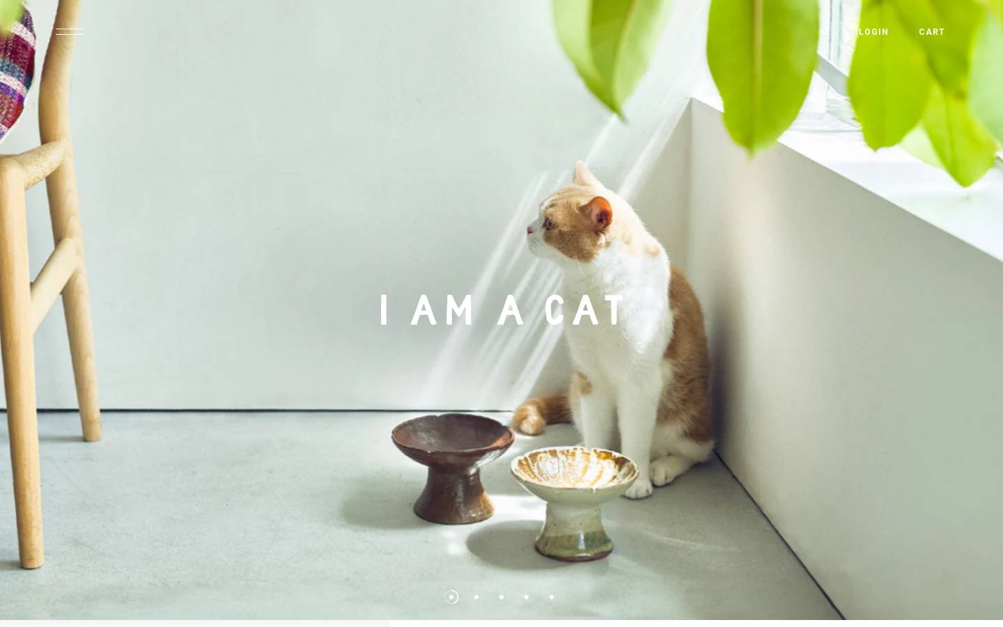 iamacat.jp homepage screenshot
