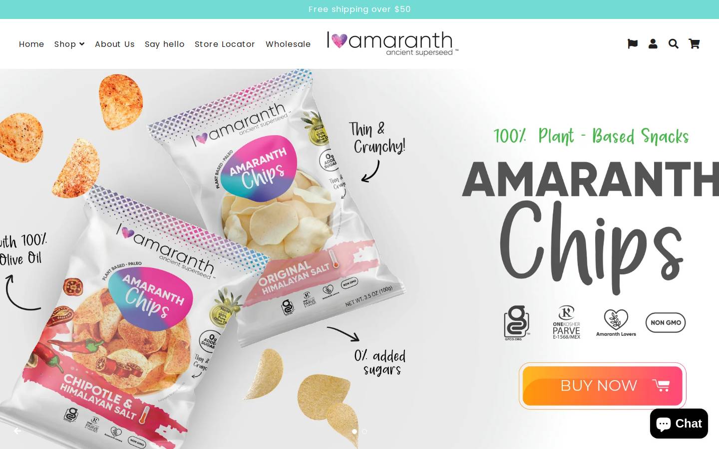 iamaranth.com homepage screenshot