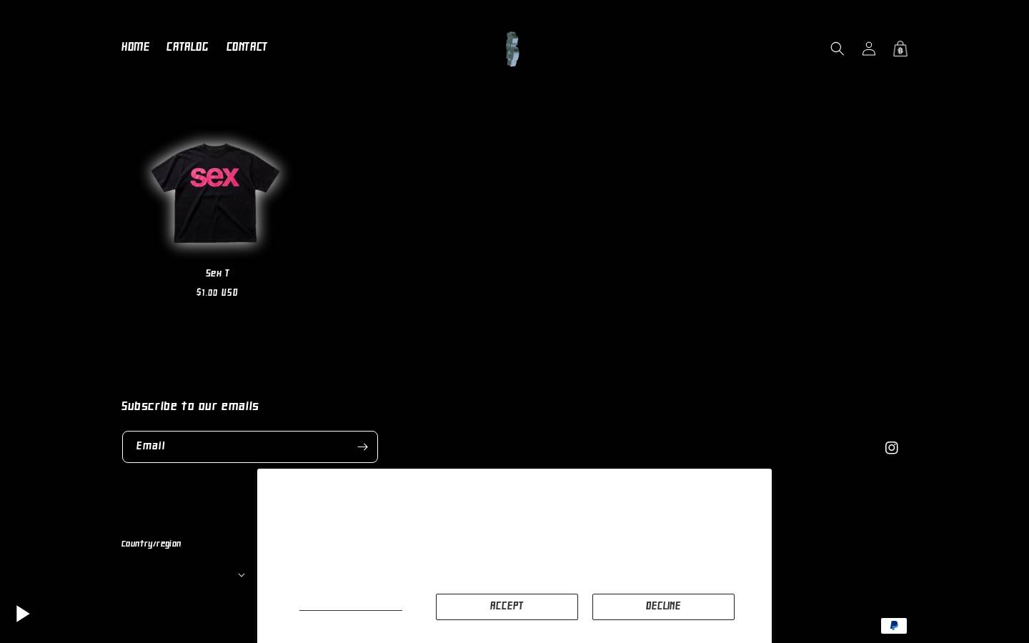 iambornstar.com homepage screenshot