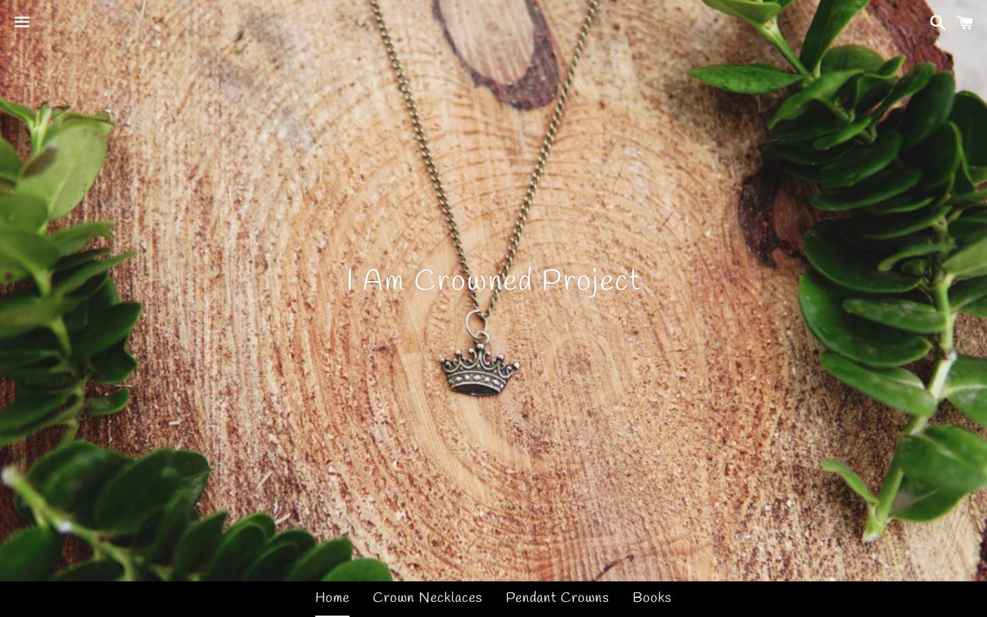 iamcrownedproject.com homepage screenshot
