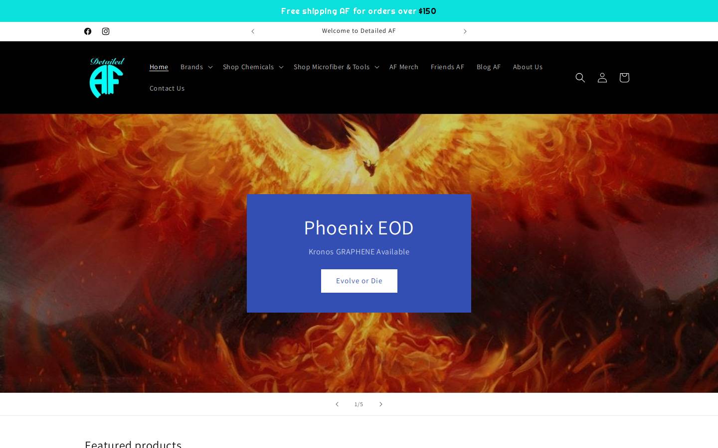iamdetailedaf.com homepage screenshot