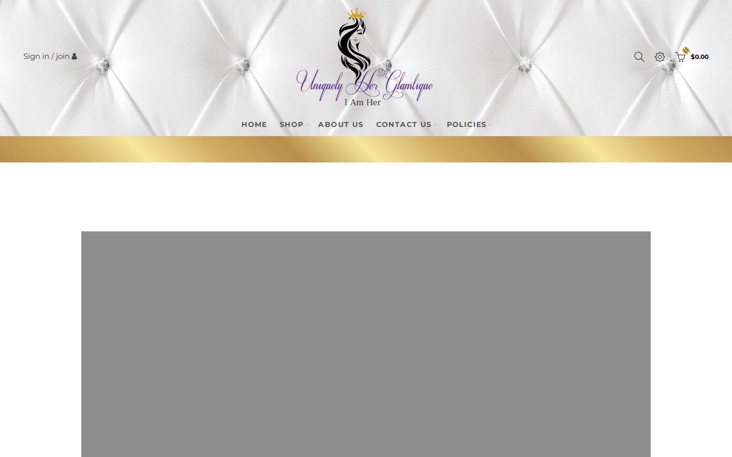 iamglamtique.com homepage screenshot