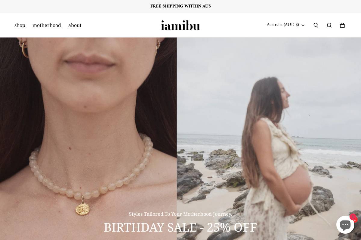 iamibu.com homepage screenshot