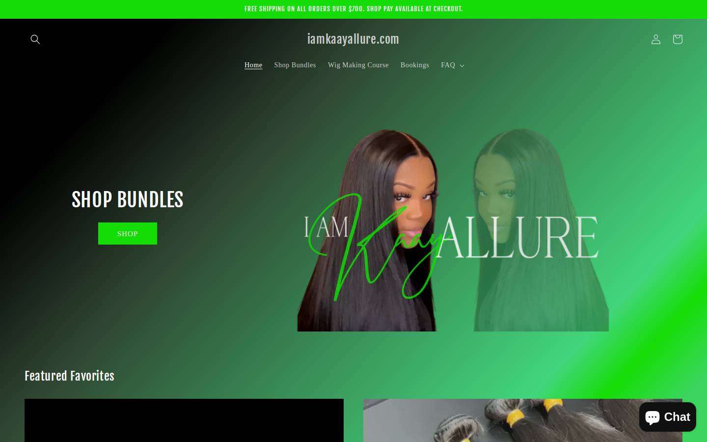 iamkaayallure.com homepage screenshot