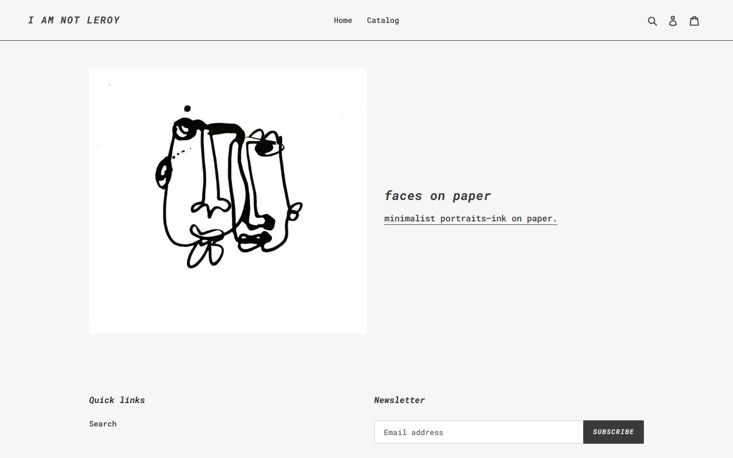 iamnotleroy.com homepage screenshot