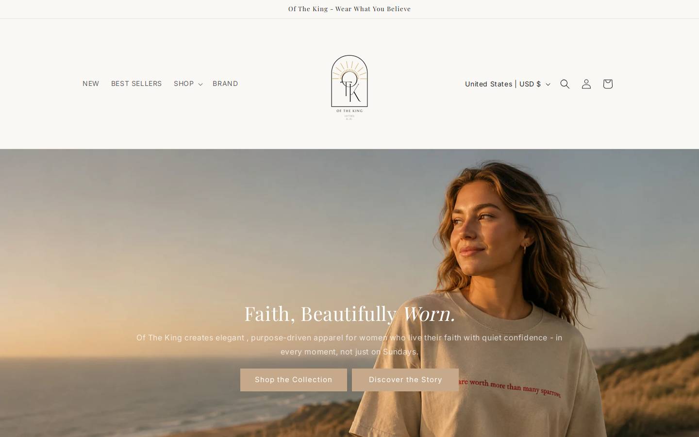 iamoftheking.com homepage screenshot