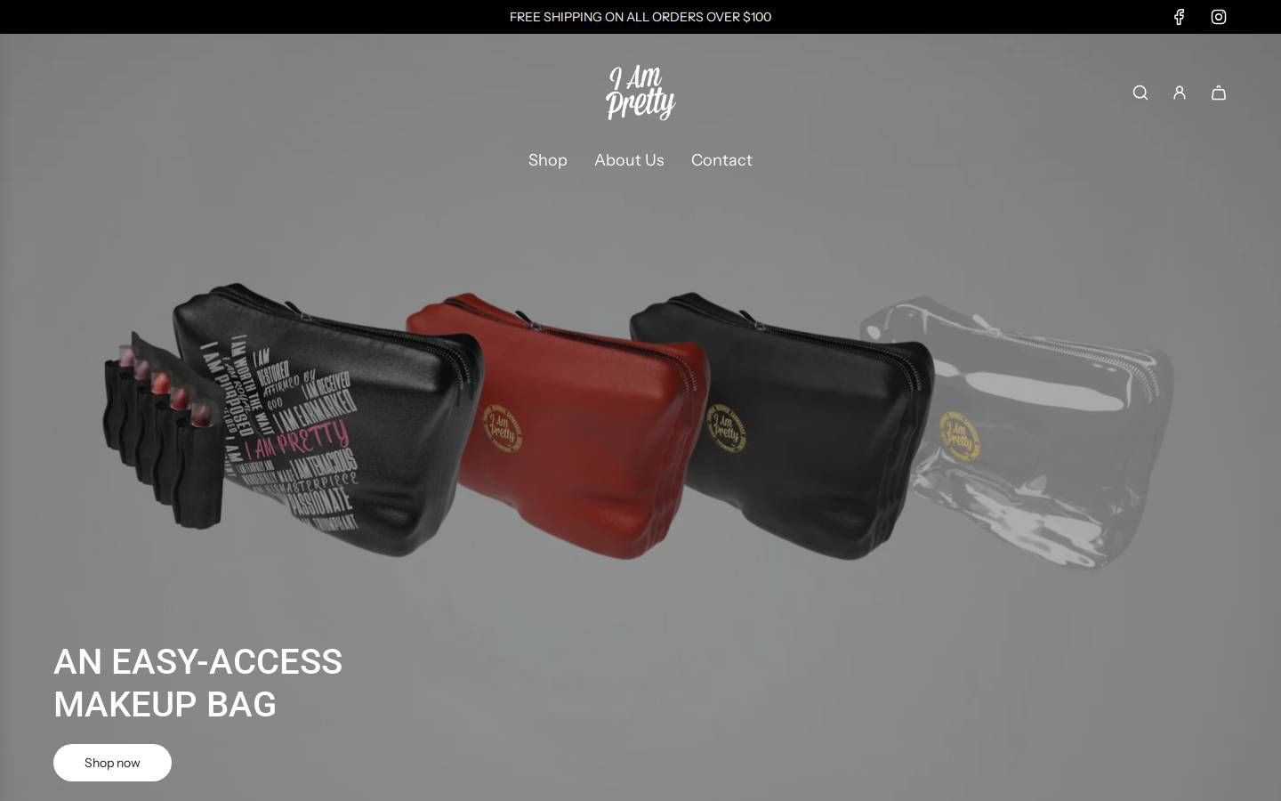 iamprettyshop.com homepage screenshot