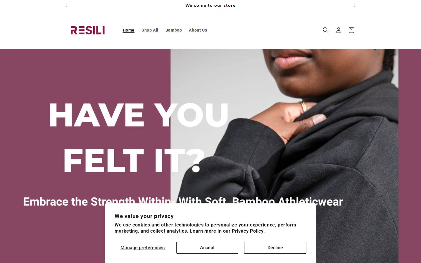 iamresili.com homepage screenshot