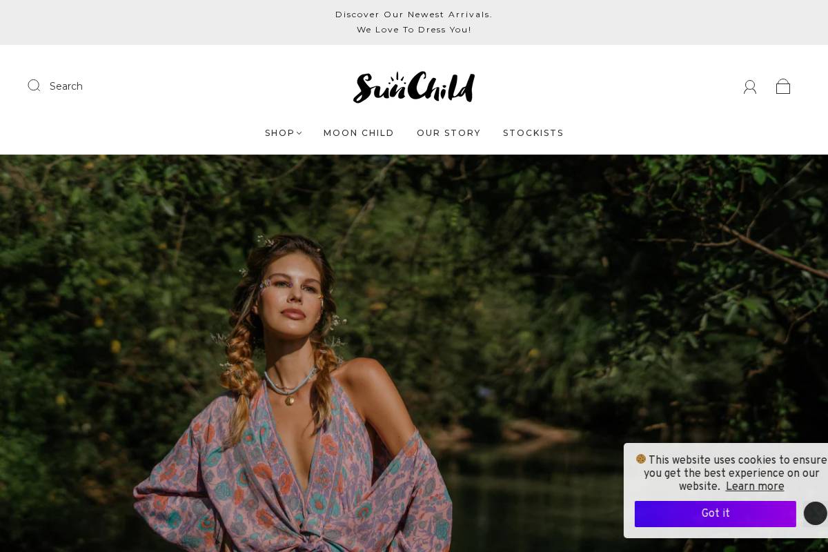 iamsunchild.com homepage screenshot