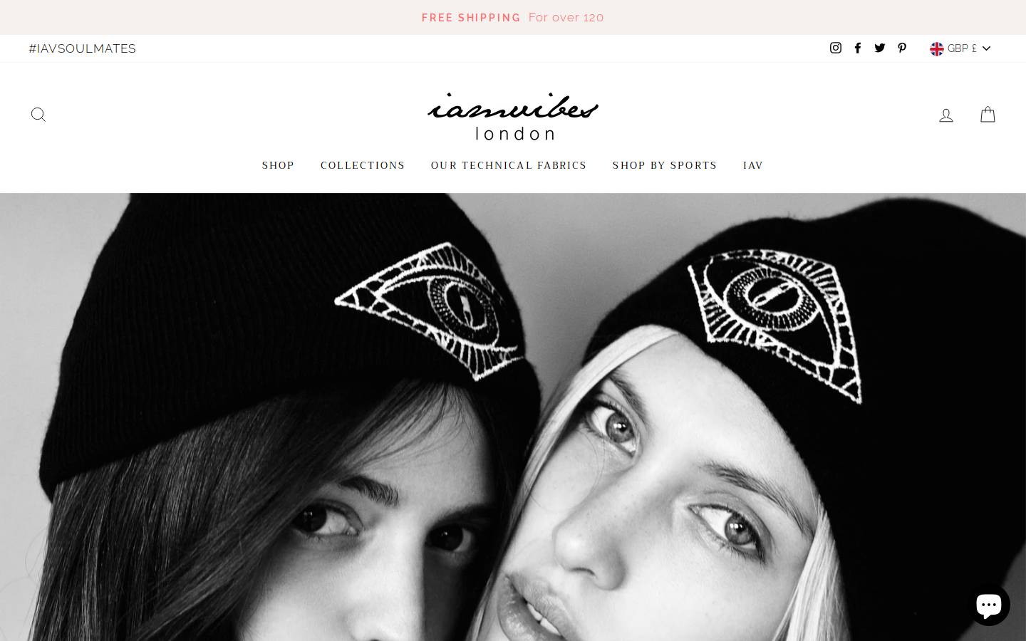 Iamvibes homepage screenshot