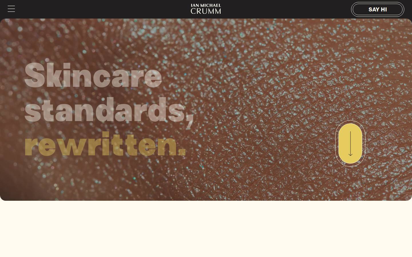 ianmichaelcrumm.com homepage screenshot