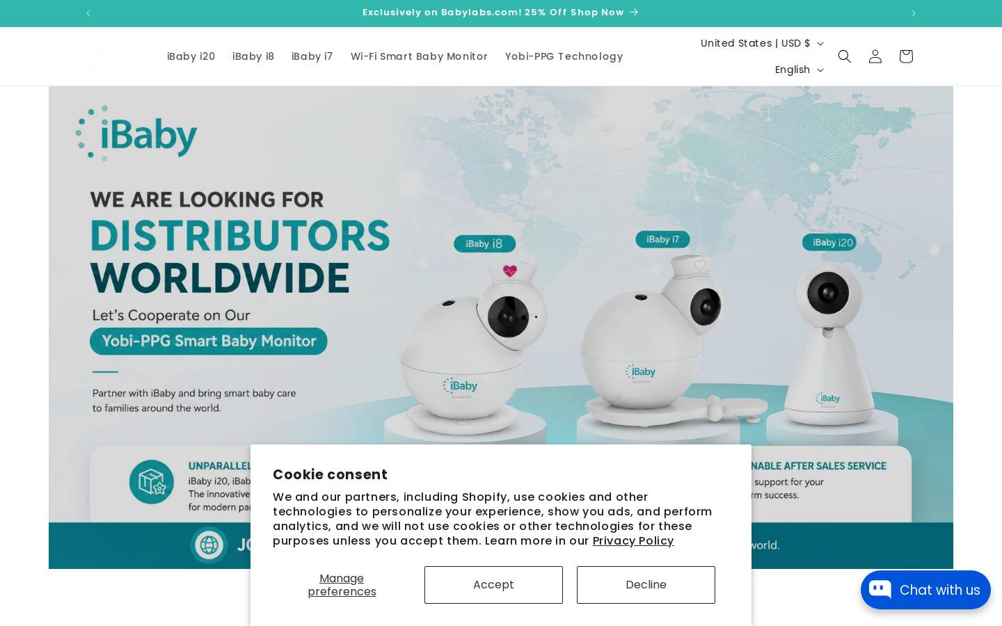 Ibabylabs homepage screenshot