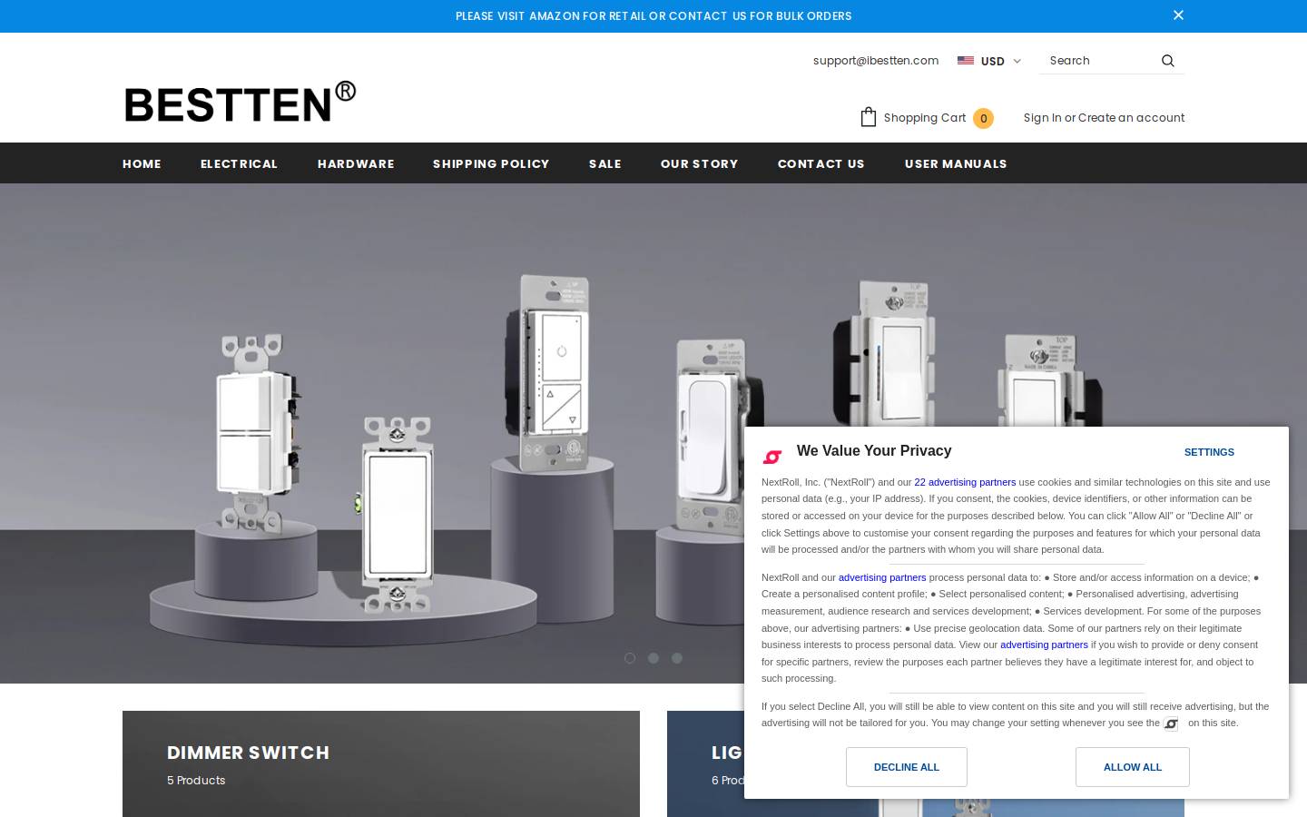 ibestten.com homepage screenshot