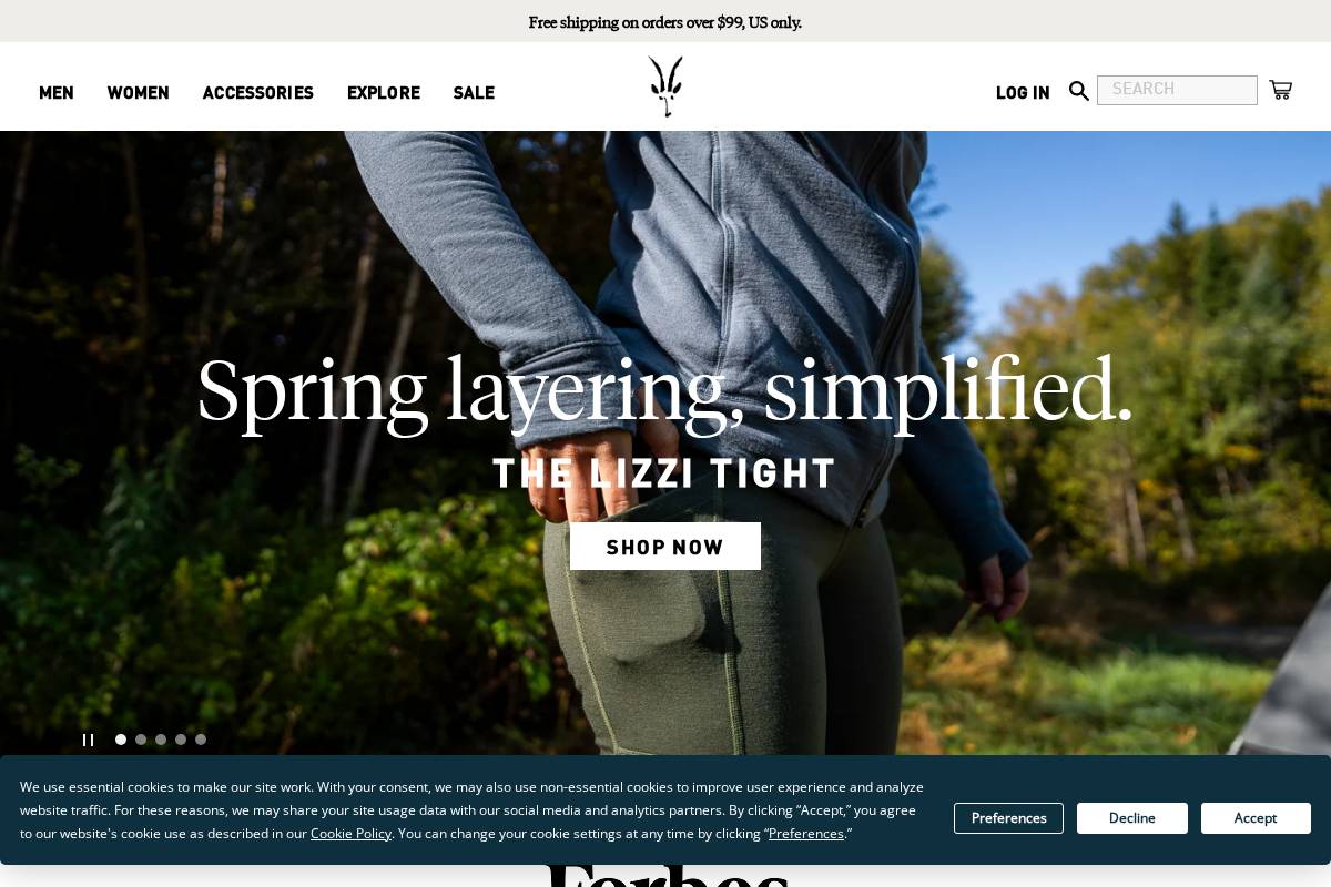 IBEX homepage screenshot