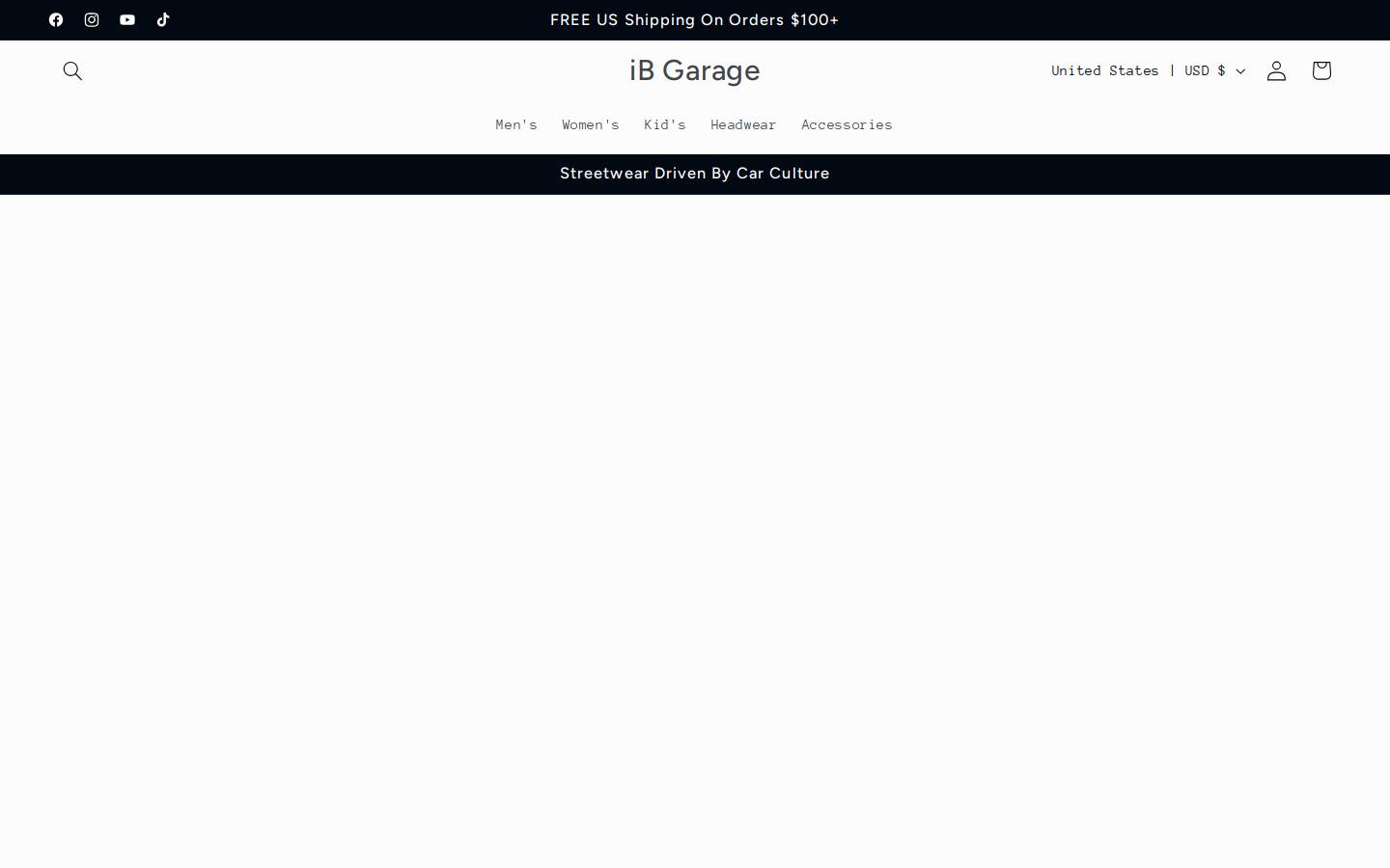 ibgarage.com homepage screenshot
