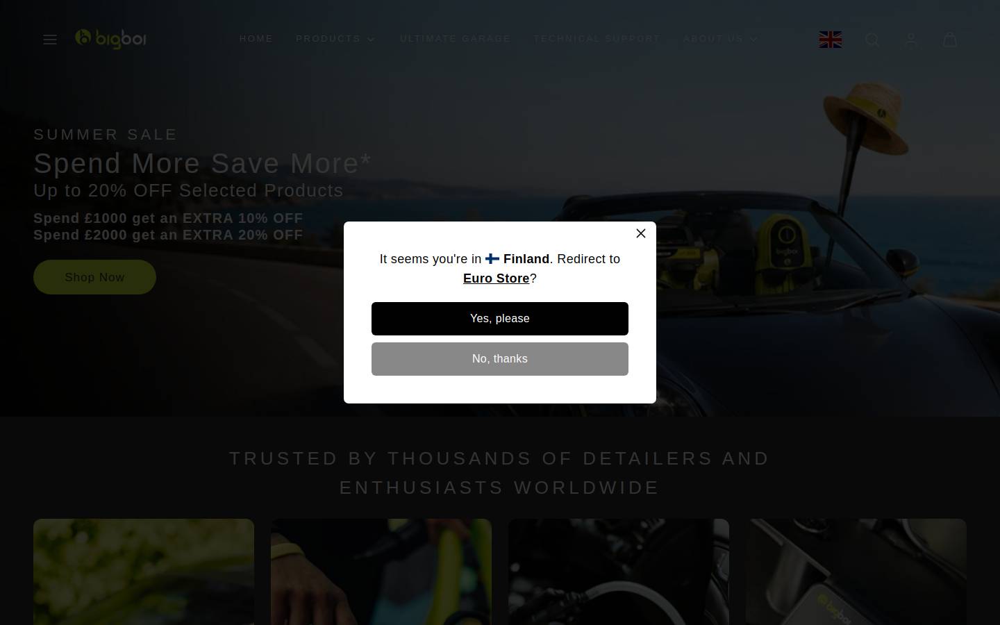 Ibigboi Uk homepage screenshot