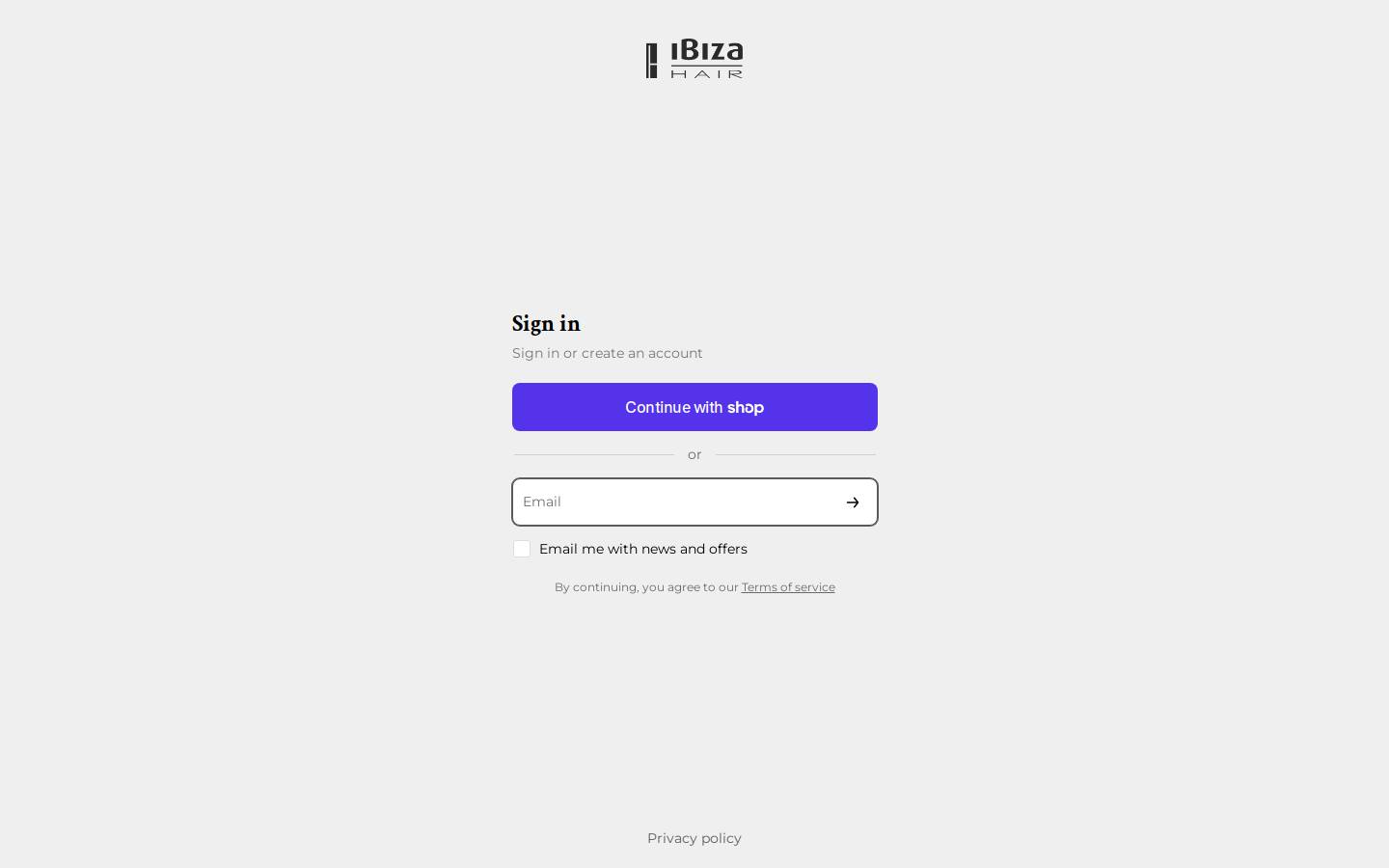 ibizahairpro.com homepage screenshot