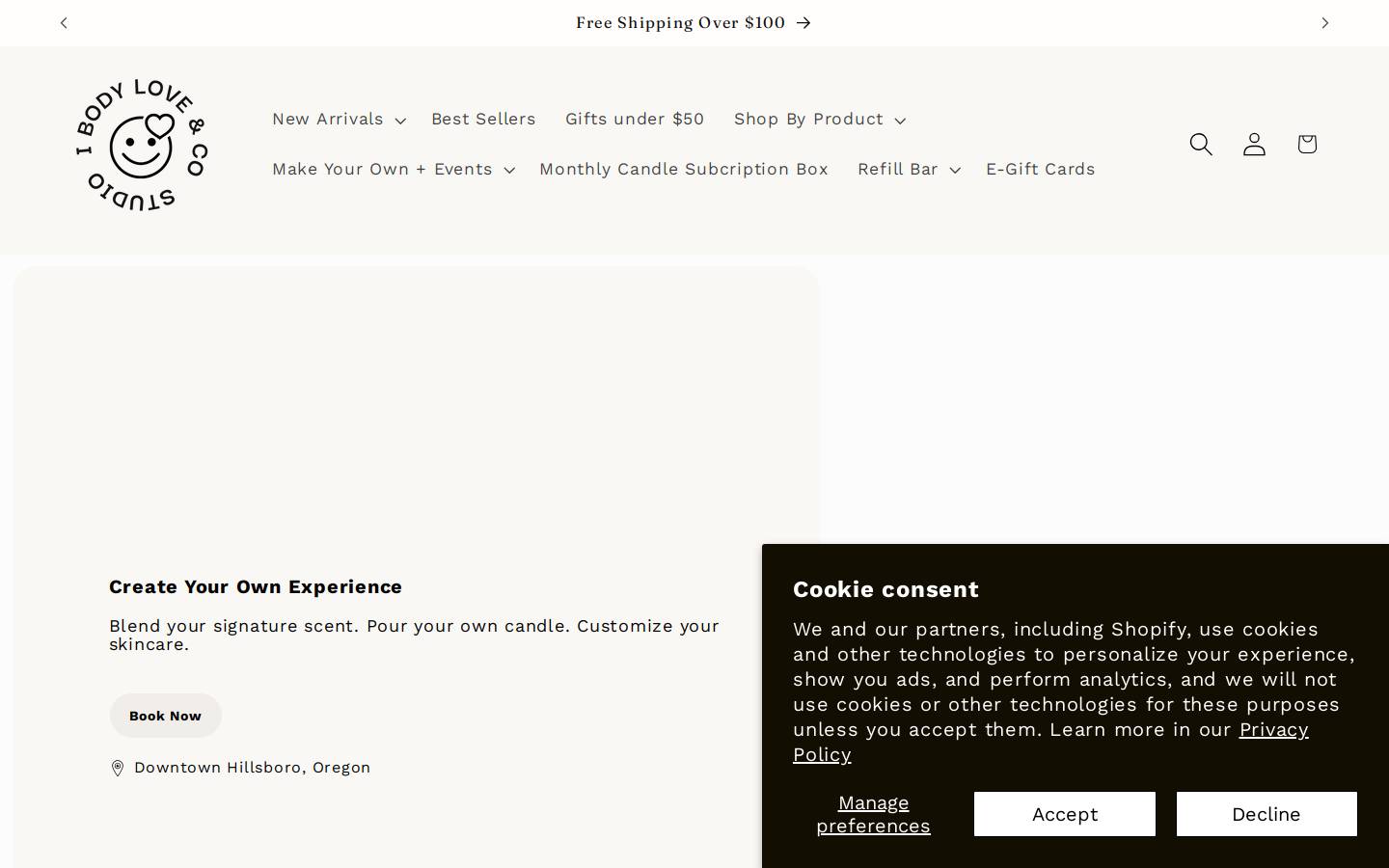 ibodylove.com homepage screenshot