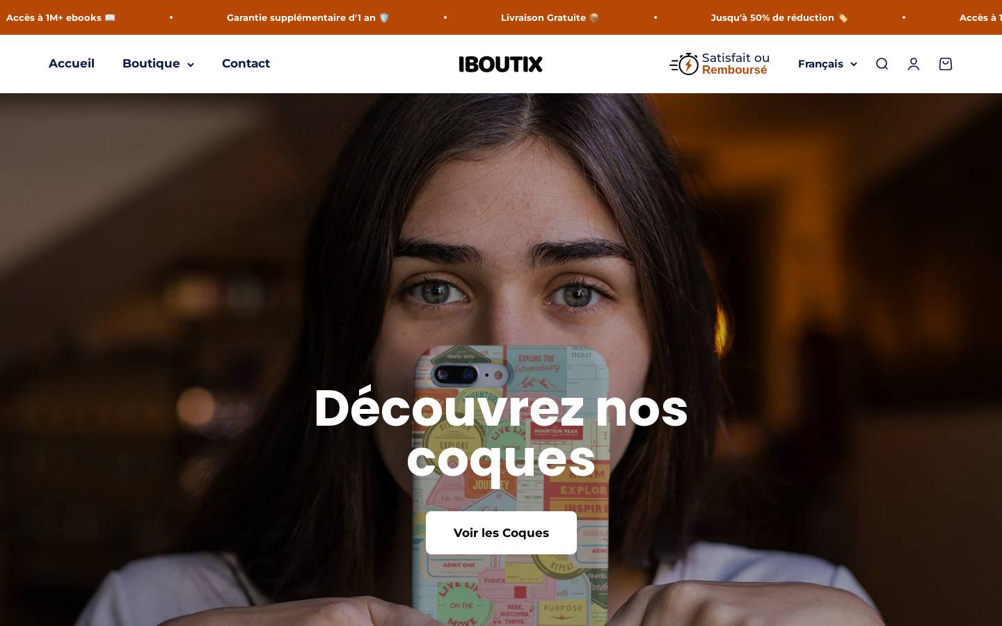 Iboutix homepage screenshot