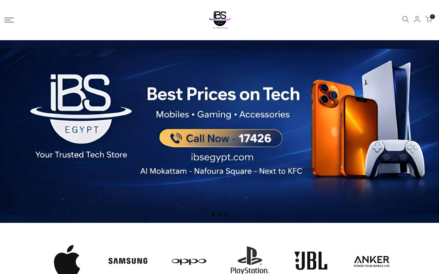 ibsegypt.com homepage screenshot