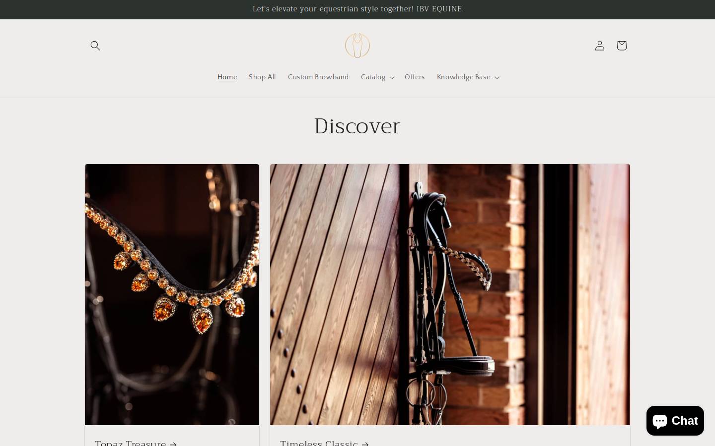 ibvequine.com homepage screenshot