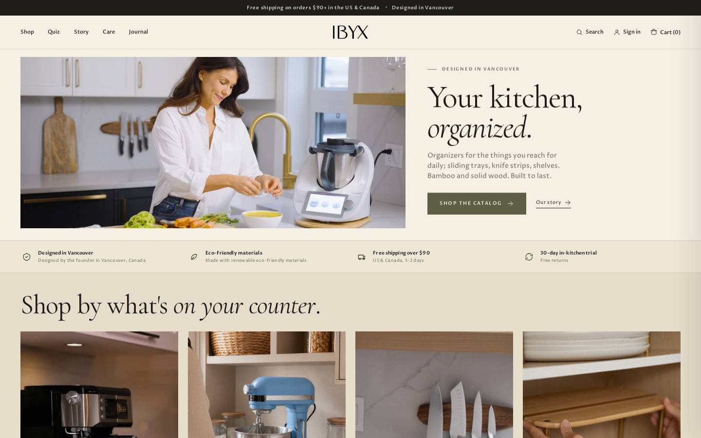 ibyx.ca homepage screenshot