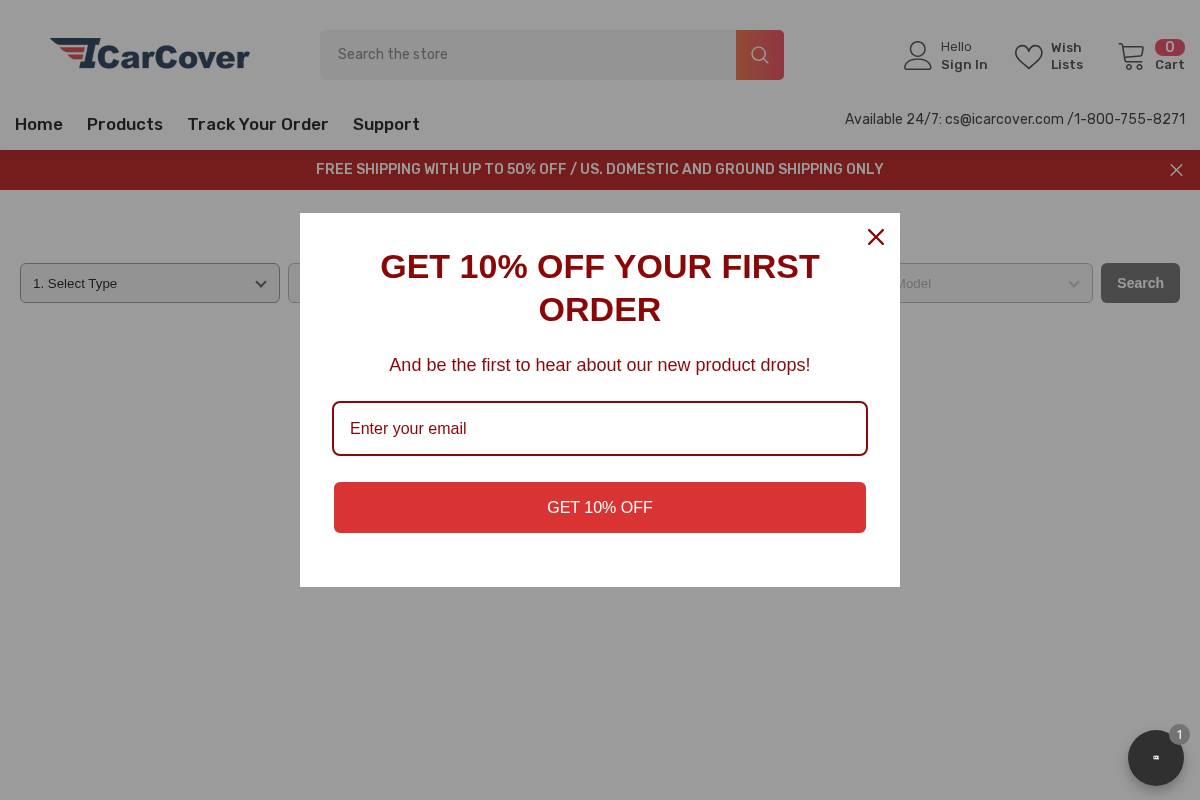 icarcover.com homepage screenshot