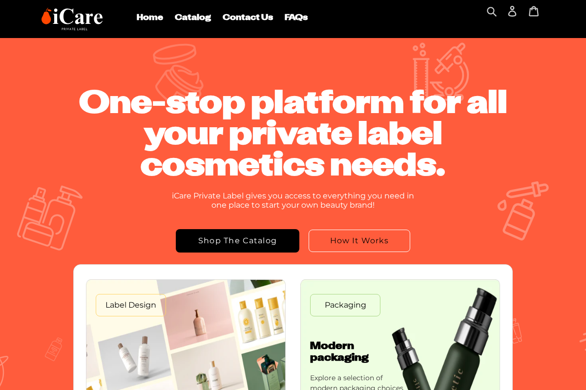 Icarepl homepage screenshot