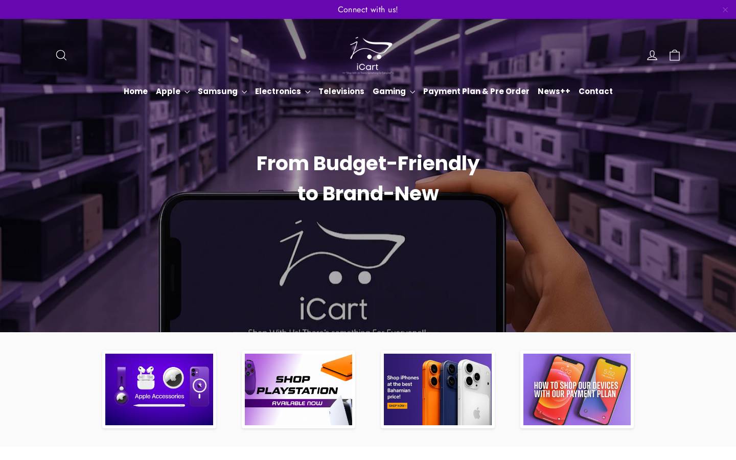 icartbahamas.com homepage screenshot