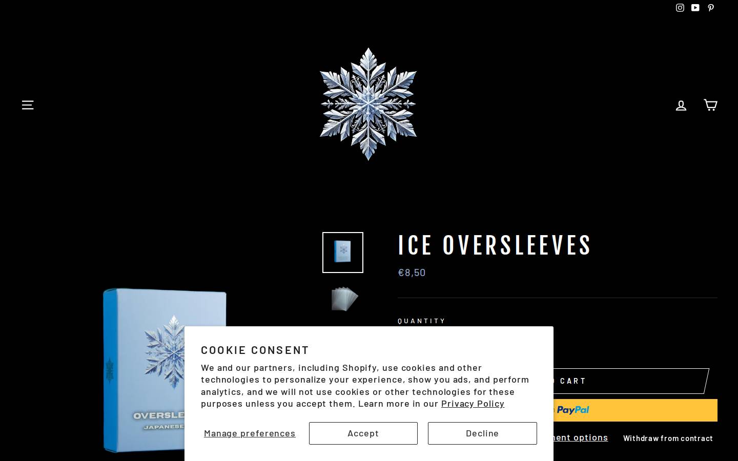 ice-white.com homepage screenshot
