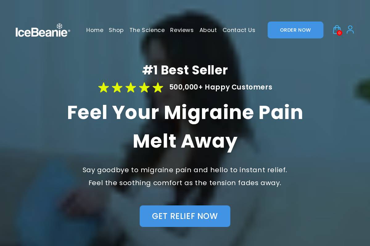 icebeanie.com homepage screenshot