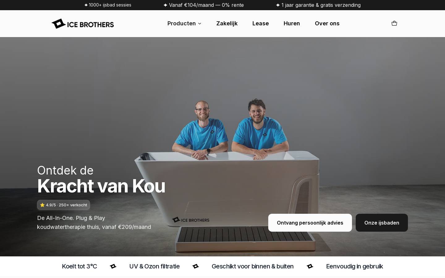 icebrothers.nl homepage screenshot