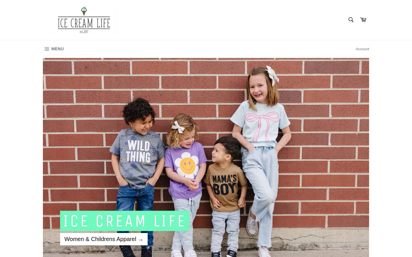 icecreamlife.com homepage screenshot