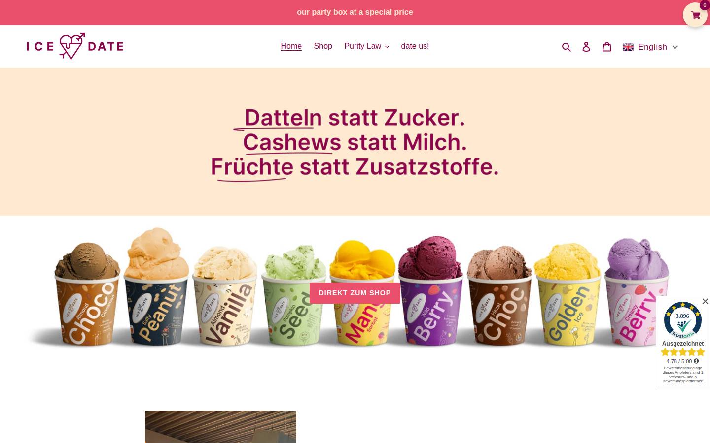icedate.de homepage screenshot