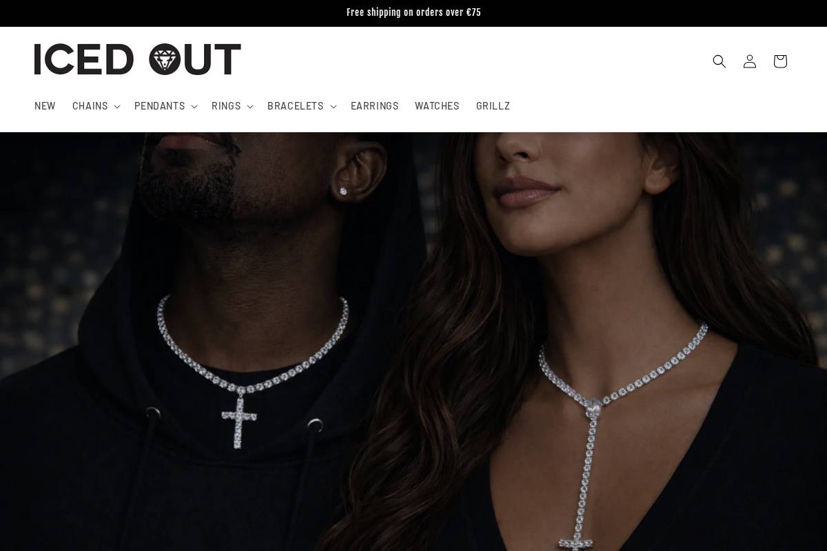 Icedout homepage screenshot