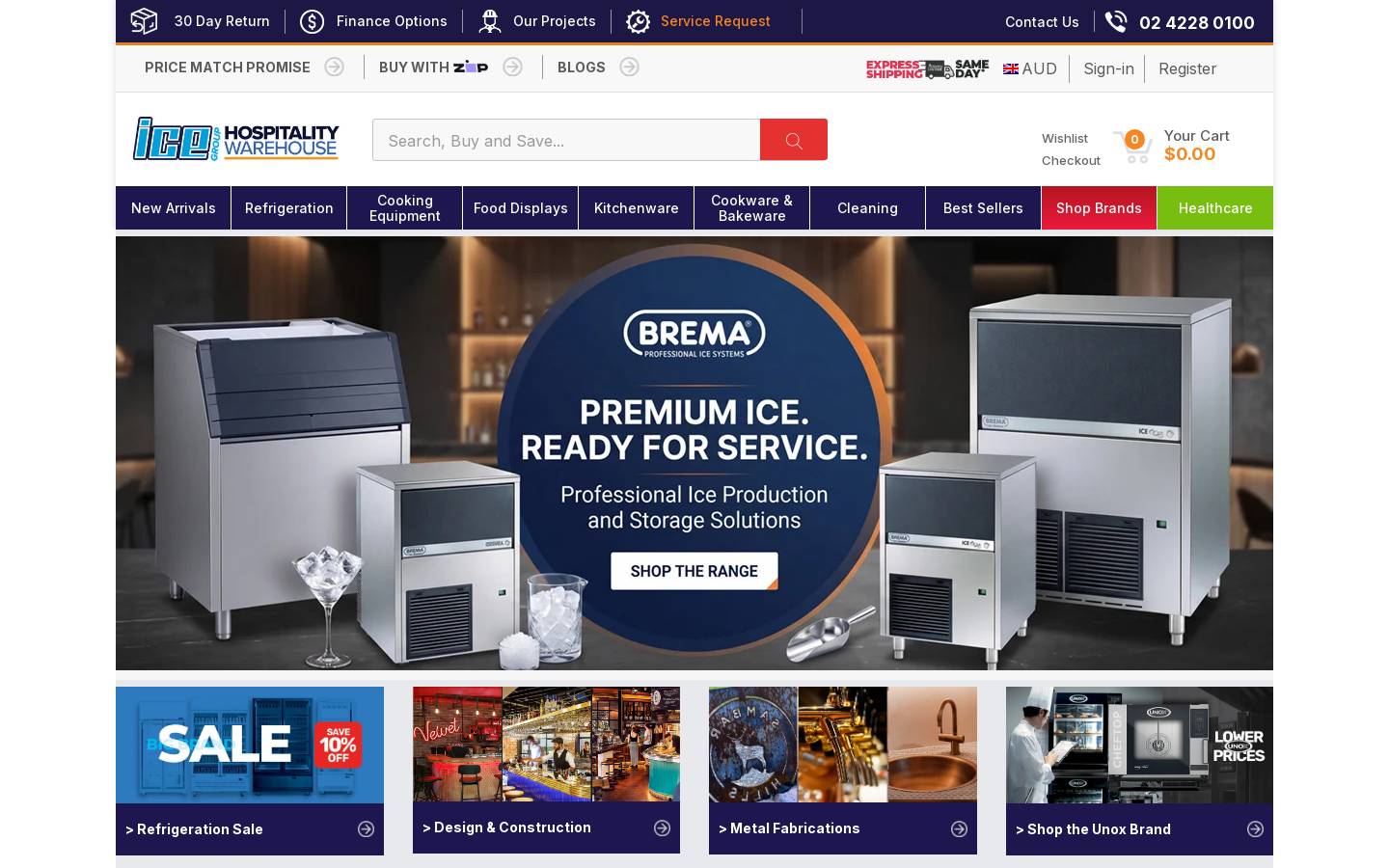 icegroup.com.au homepage screenshot