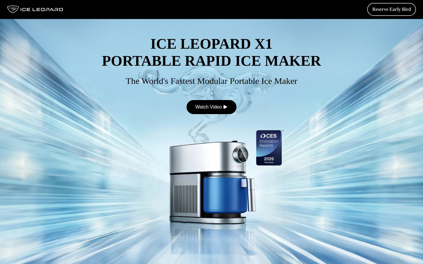 iceleopard.com homepage screenshot