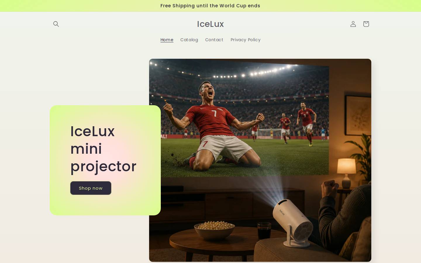 icelux.online homepage screenshot