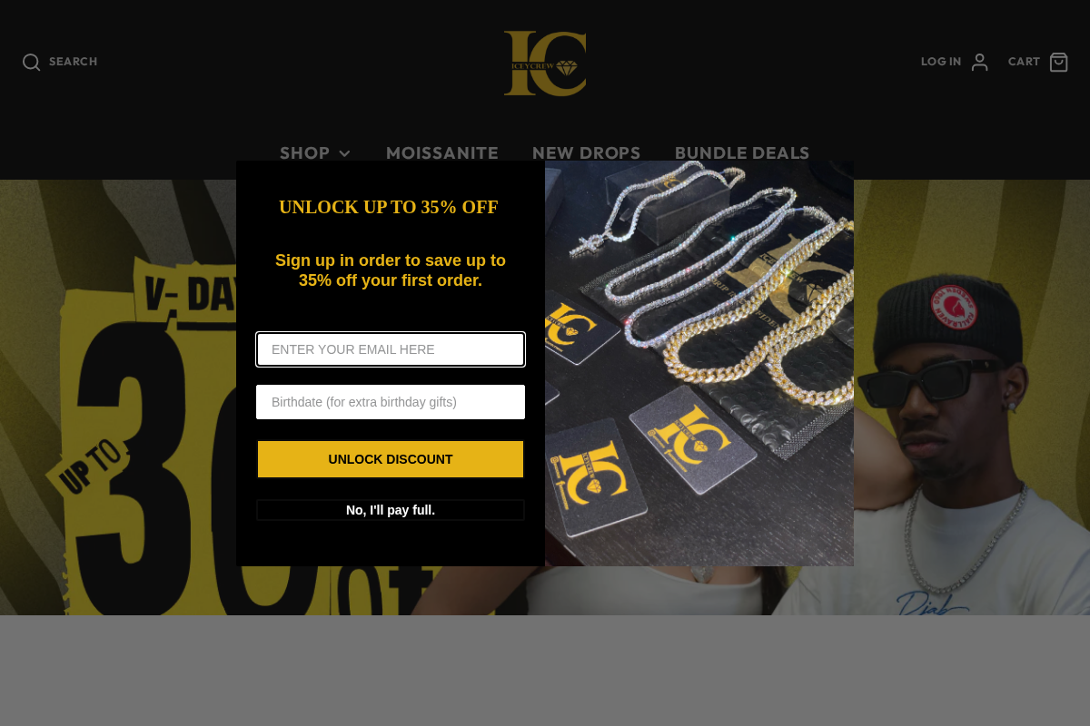 IceyCrew homepage screenshot