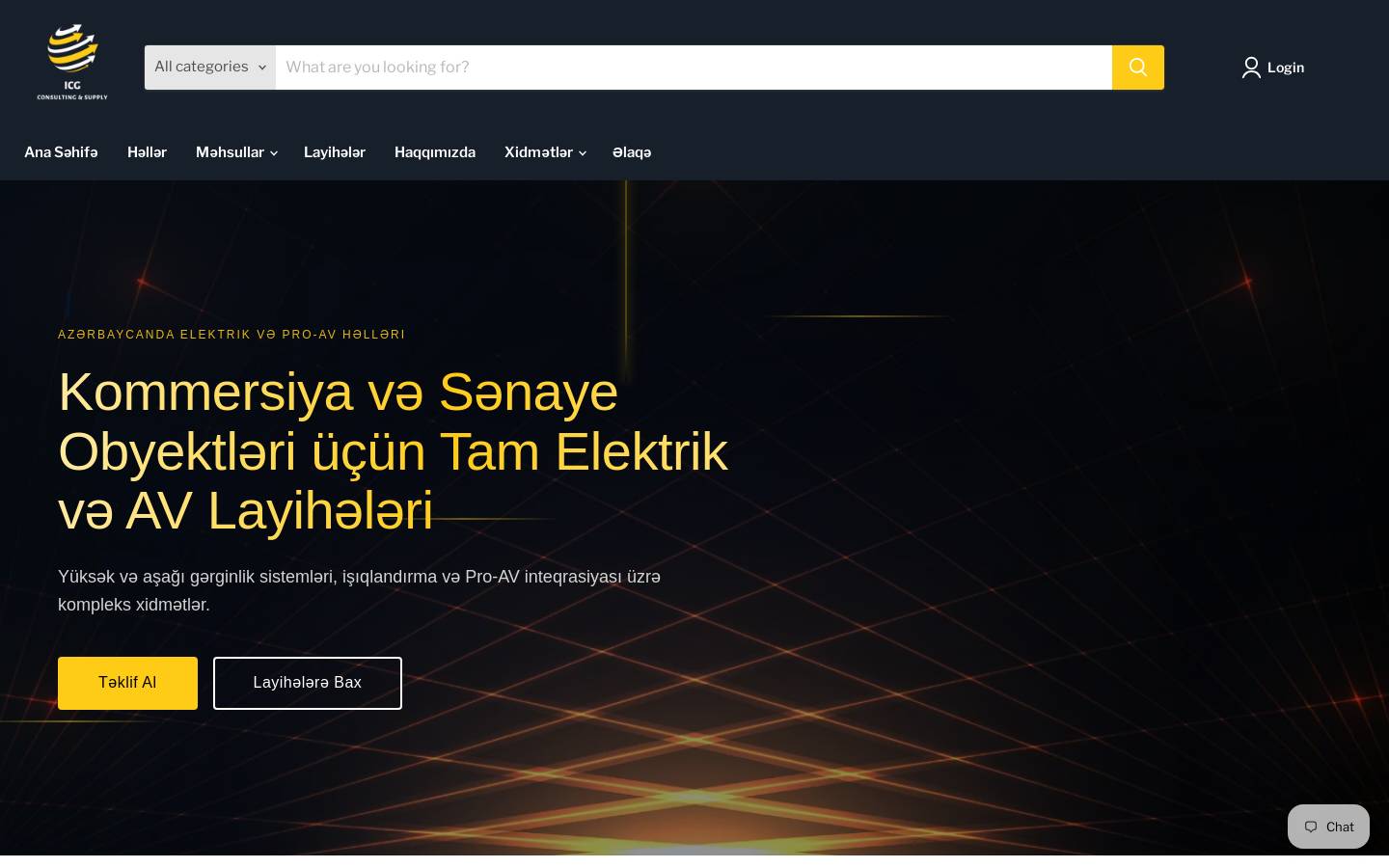 icgsupply.com homepage screenshot