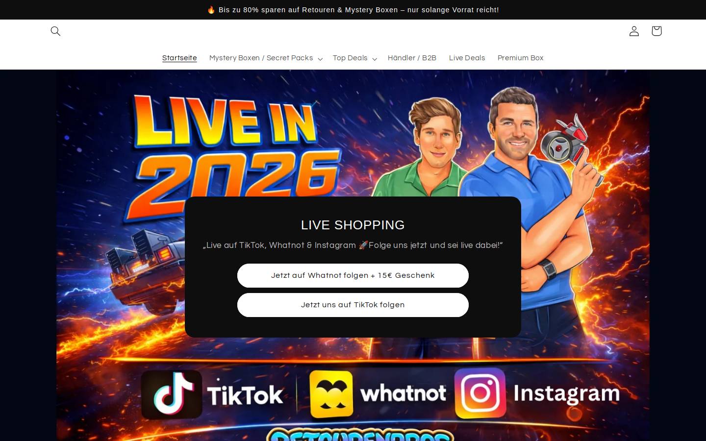 Ichbinbilliger  homepage screenshot